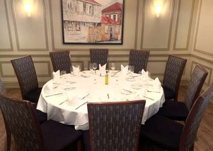 Semi Private Dining Table up to 10 Guests