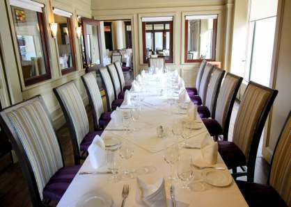 Long table in Private Dining Room