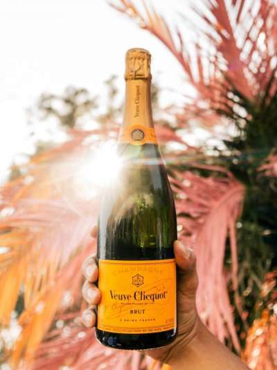 Bottle of Clicquot