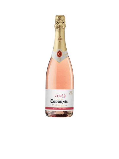 Bottle of Codorniu Zero Sparkling Rose