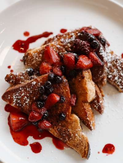 French Toast, Berries