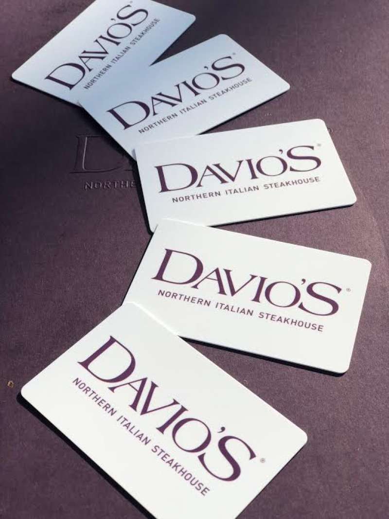 Gift Cards Davio’s