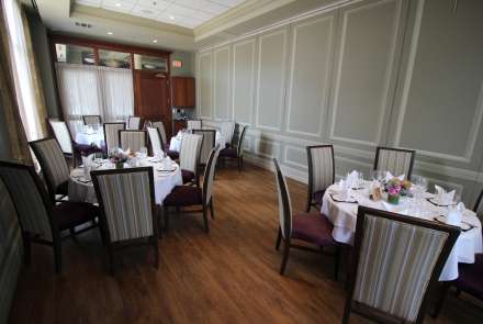 Round or Square Tables, Private Dining